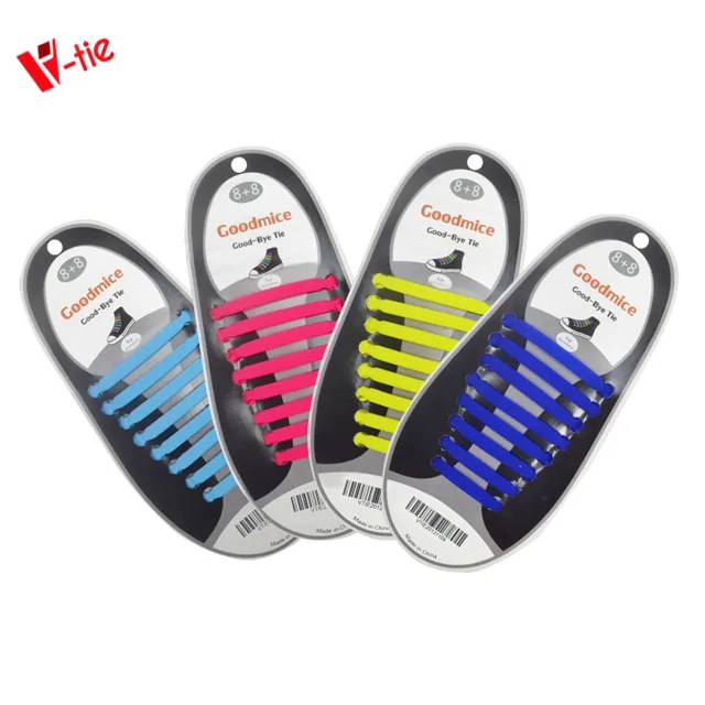 

Advertising products Flat Feature and silicone Material No Tie Silicone Shoe lace silicone shoelaces, Red/black/blue/green/white/purple/orange