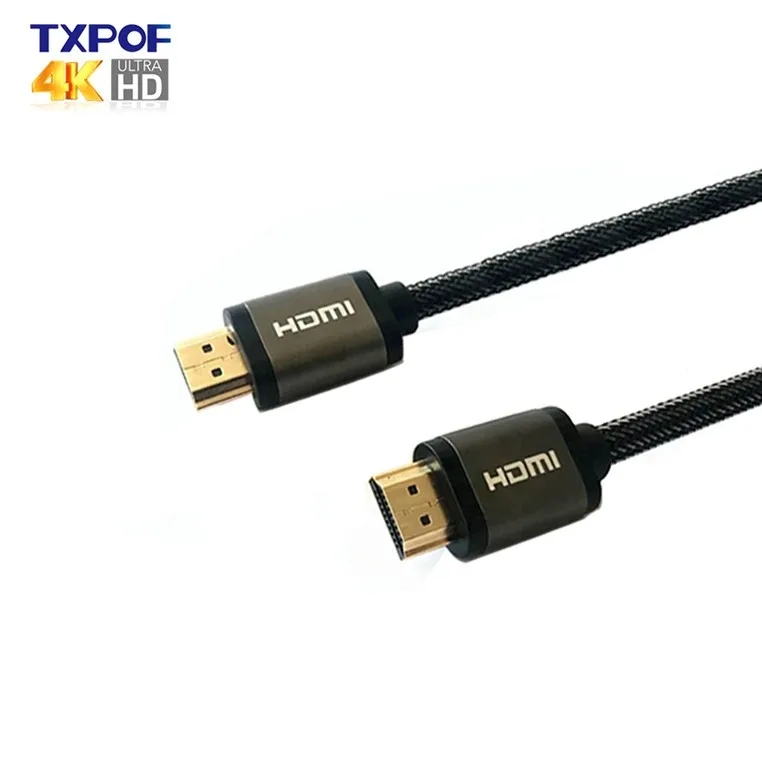 Manufacturer Male to Male 24K Gold Plated OFC 4K and 3D Braided HD PS4 HDMI Cable - ANKUX.COM