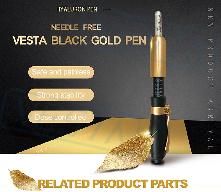 2019 Vesta Factory Price Needle Free Air Pressure Injector Hyaluronic Acid Pen For Lips Filling