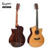 41 inch GA shape Ebony solid cedar D'Addario EXP-16 string acoustic guitar