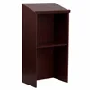 Mahogany stand up speech desk speech table lectern for churches, school teacher