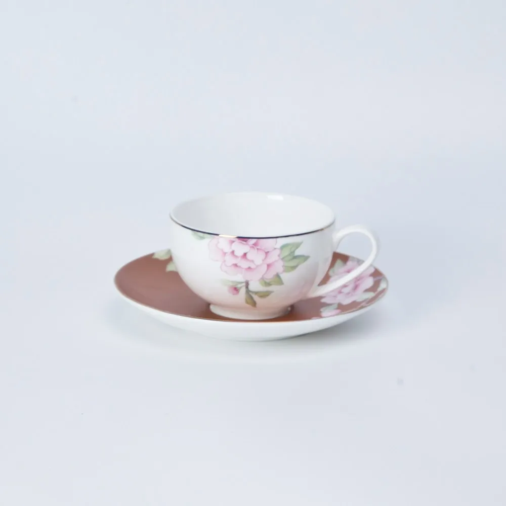 product-Two Eight-Bone china ceramic tea cup and saucer set porcelain-img