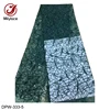 Delicate pattern mesh embroidery lace fabric shiny sequin fabric