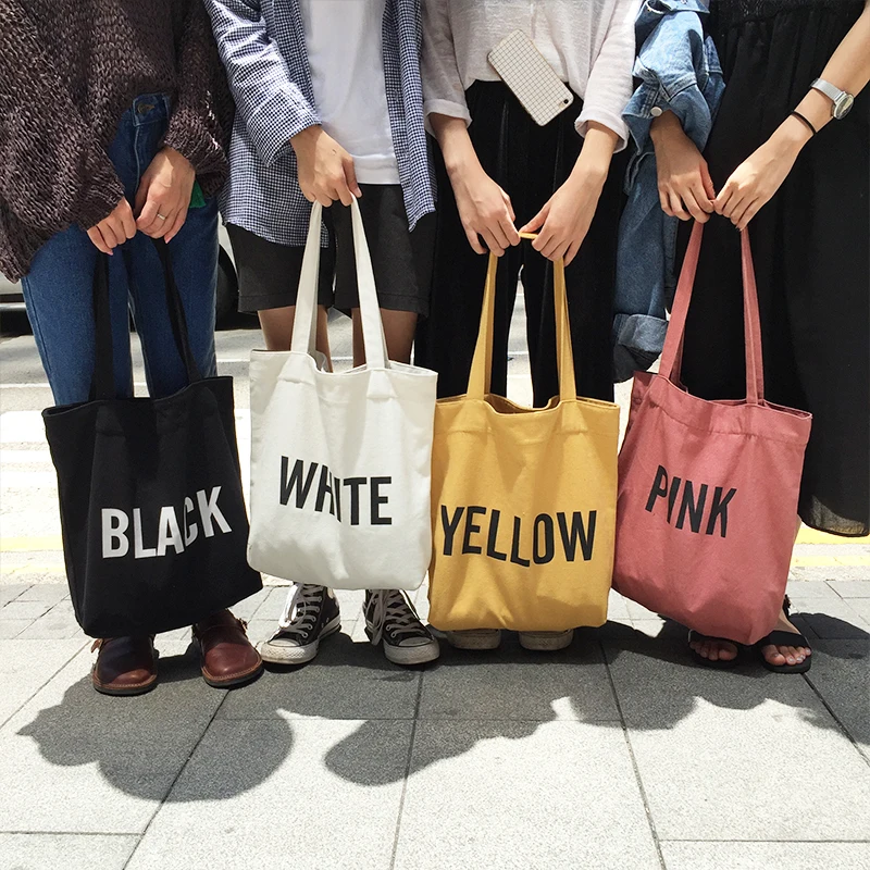 

Customized logo blank cotton tote shopping canvas bag with custom printed logo