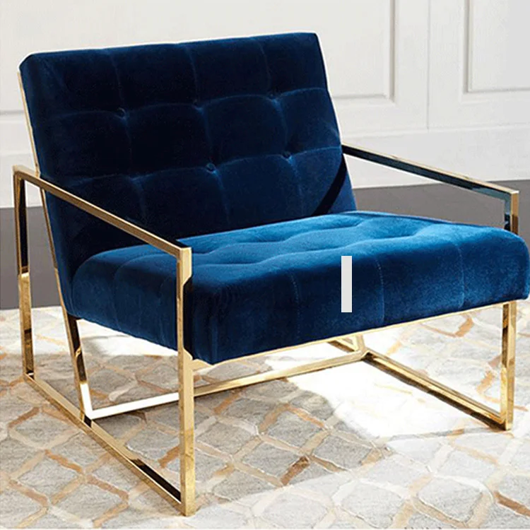 Modern Golden Cafe Lazy Backrest Sofa Chair Buy Sofa Chair,Cafe Sofa