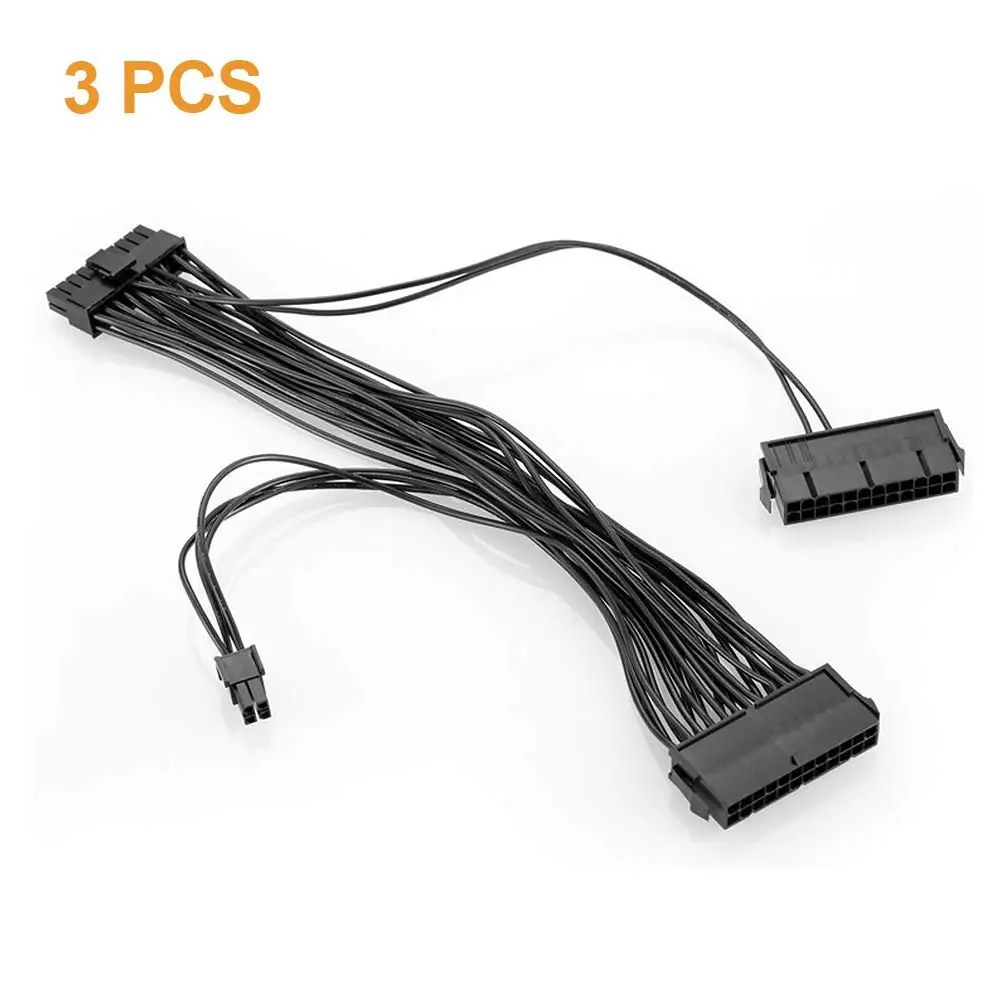 Auntwhale Power Cord Power Extension Cable Mining Machine PSU PCI-Express Male-to-Male
