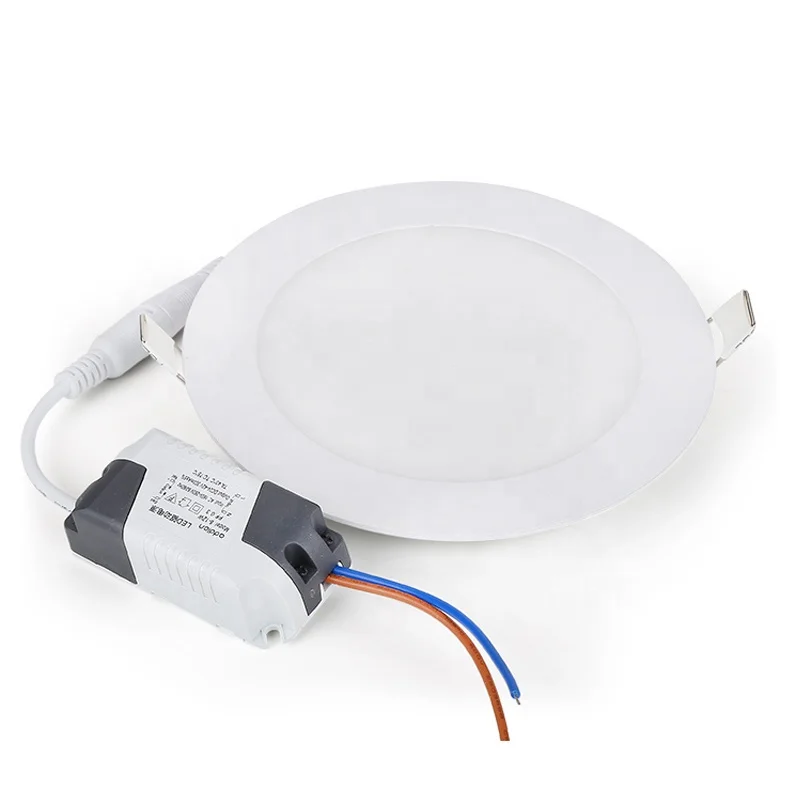 
Embedded cold white diameter 170mm china flat 12 watt led panel light 