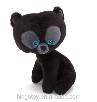 full black teddy bear