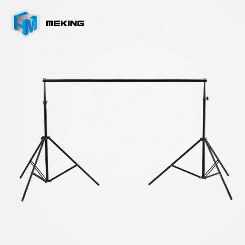 

Meking  Photography Backdrop Stand Muslin Background Stand Support System Kit, Black
