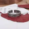 YFY1140 Yiwu Huilin Jewelry Japan and Korea handmade vintage silver custom logo rings for women gift