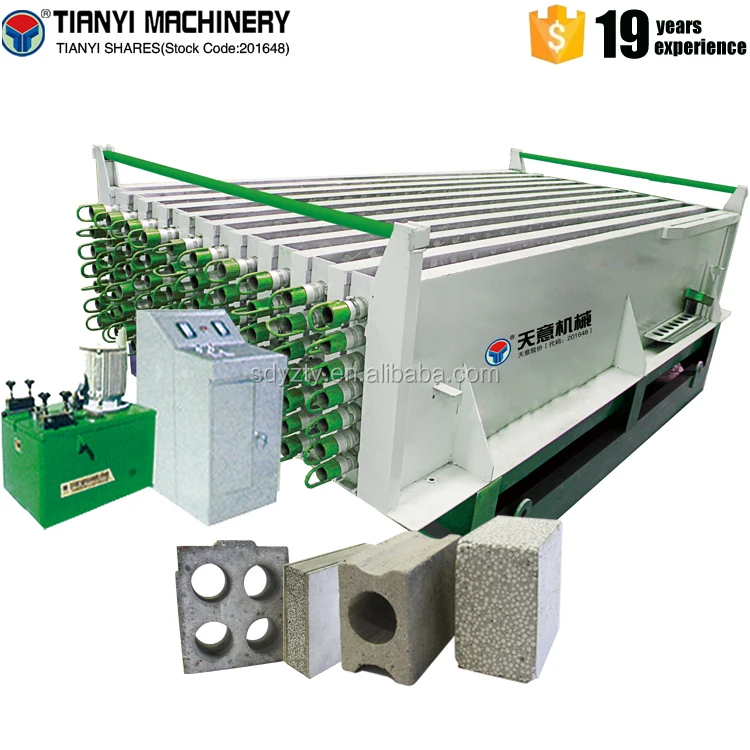 
Supply Building materials machinery lightweight precast concrete hollow core wall panel making machine 