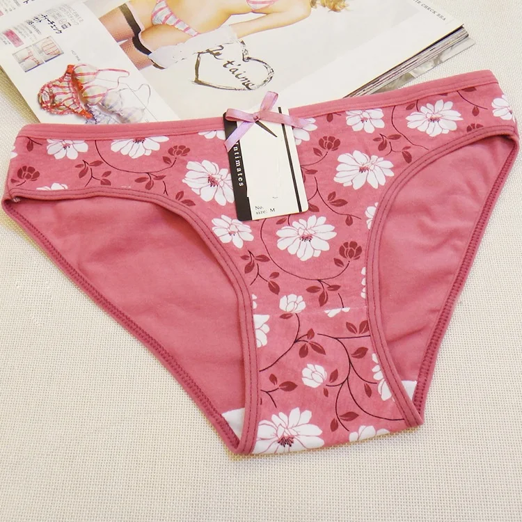 Floral Female Cheap Underwear Clothes Cotton Panties Women's Buy