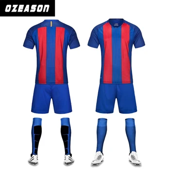 black and blue soccer jersey