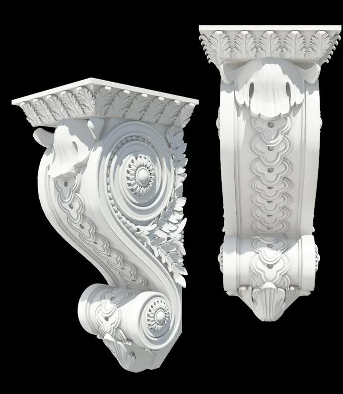 Marble corbels