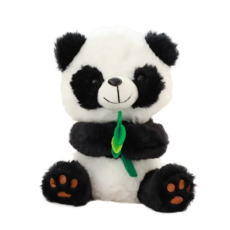 

25cm Electric Talking panda Stuffed Animal pandas repeater electronic Animal Chinese plush Toy for children Kid toys Creative