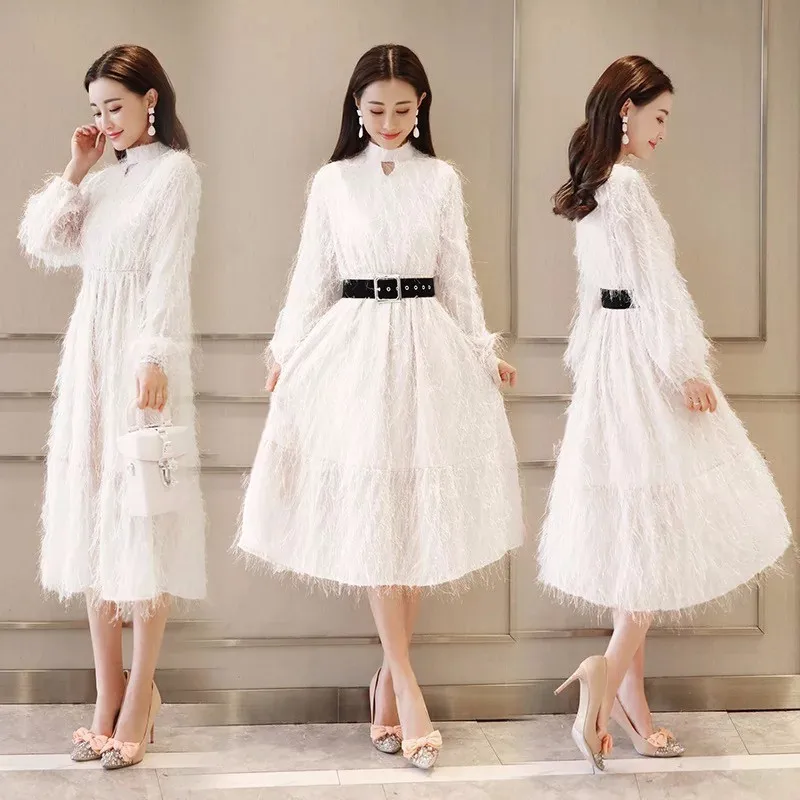 The New Korean Version Of The Spring Dress Super Fairy Lace Dress In ...