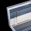 Plastic Nail Drill Bits Storage Box Stand Display 20 Slots Organizer Case Container Professional Manicure Tools