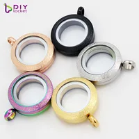 

Wholesale Mixed Styles 20mm Twist Stainless Steel Glass Floating Locket Pendant For Floating Charm DIY Personalized Jewelry