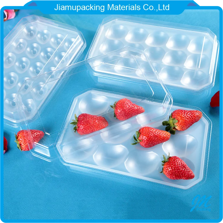 Wholesale Disposable Clear Plastic Fruit Blister Tray Packaging