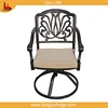 Chinese manufacturer patio aluminum stack swivel chairs
