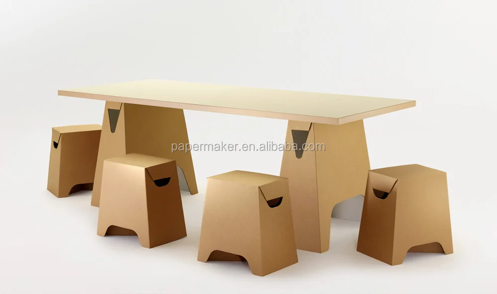 Corrugated Cardboard Furniture Foldable Eco Friendly Corrugated Cardboard Furniture Foldable Eco Friendly