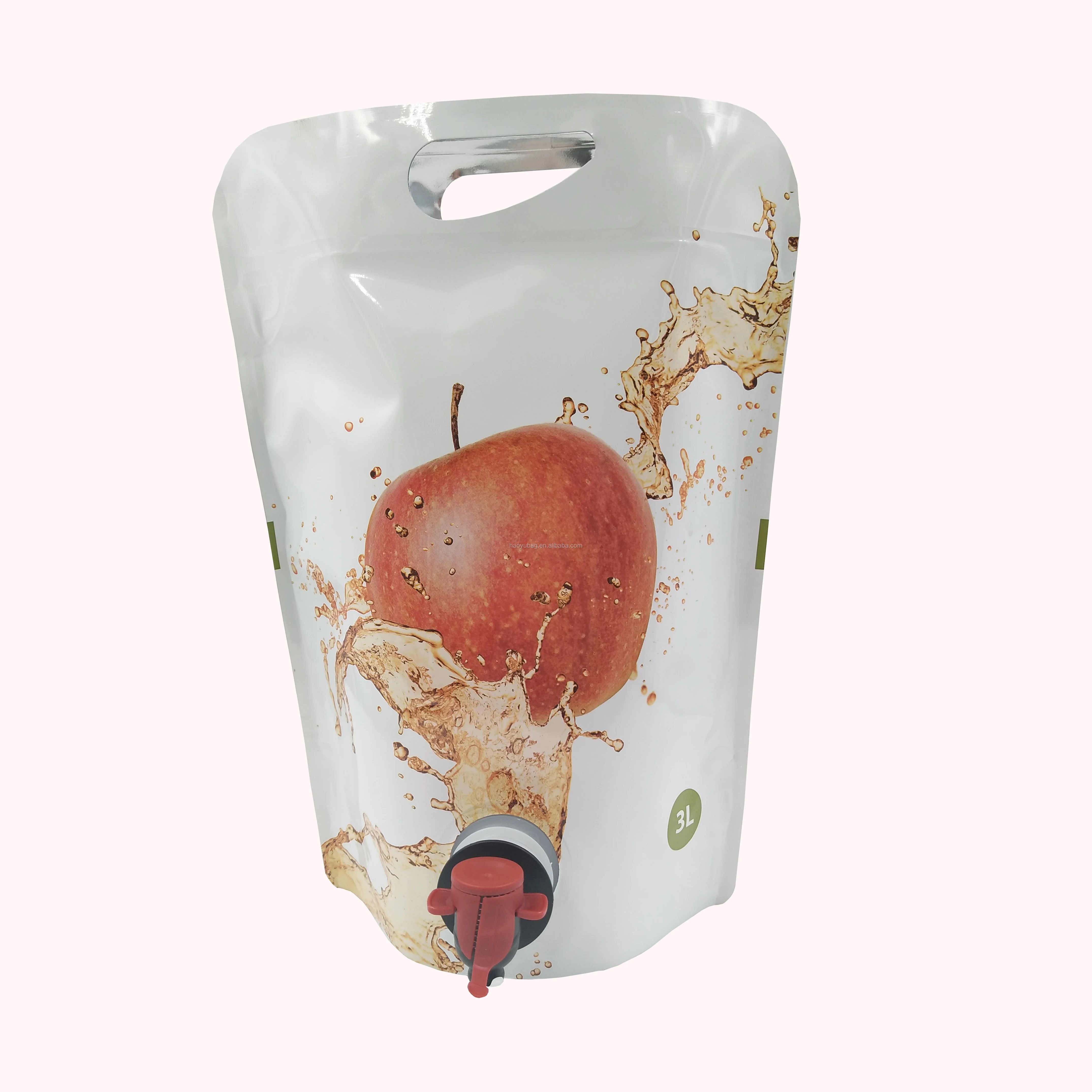 Juice Corner Spouted Pouch Customized Colorful Printing Qingdao Fruit