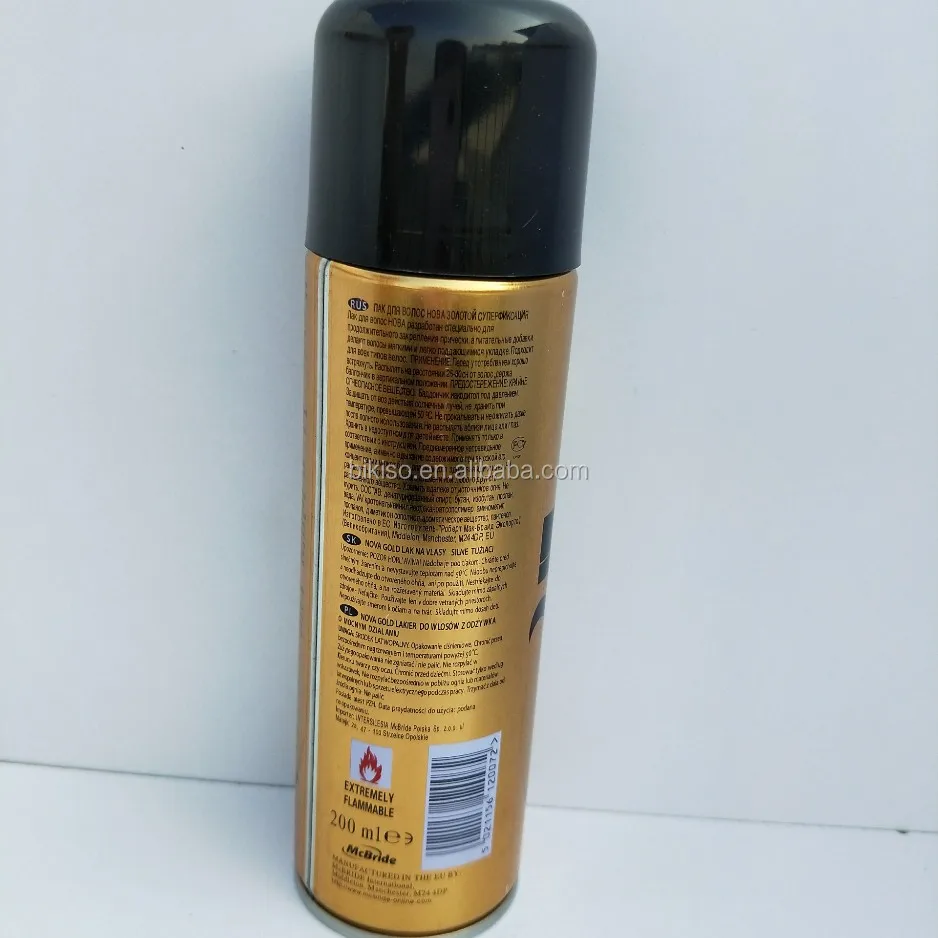 
private label Wholesale Nova fashion hair styling new face design gel strong hold organic custom hair spray 