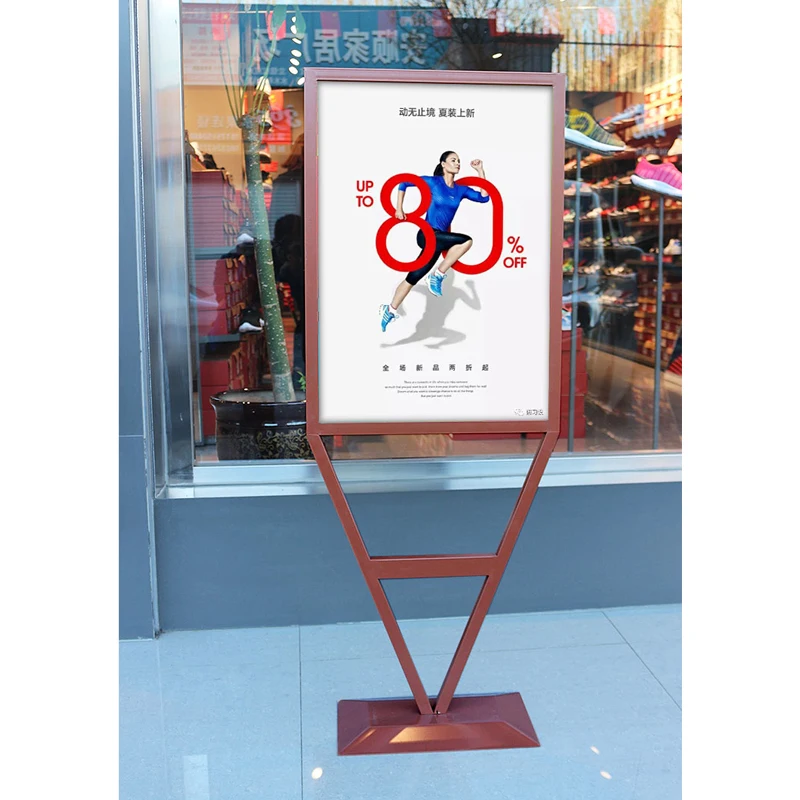 Picture frame floor stand a frame advertising boards poster stand wait outdoor poster floor stand