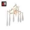 Hot sale creative brass wall lighting transparent glass drop wall lamp
