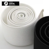 

2019 Factory direct sales wholesale custom black branded knitted elastic band for garment