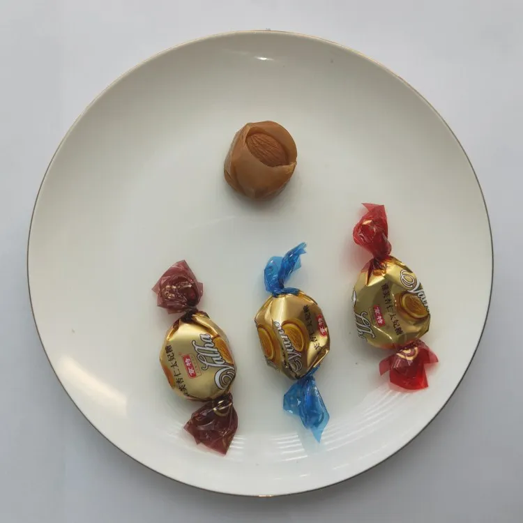 
Solid Form And HACCP Certification Toffee Hard Candy 