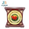 High quality custom design brass material 24k gold metal trophy souvenir plates