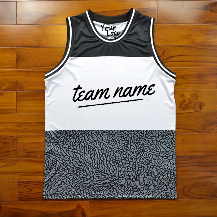 Sublimated Reversible Mesh Basketball Jerseys New Design Custom Men