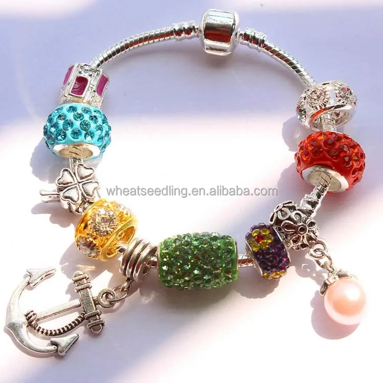 

fashion wholesale lucky fancy bead bracelet charm bracelet accessories for women, As picture