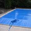 French Private standard NF P 90 308 In-Ground Solid PVC Safety Swimming Pool Cover With Reinforcing Aluminium Bars