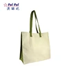 Woman Blank White Eco Cotton Grocery Tote And Shopper Bag