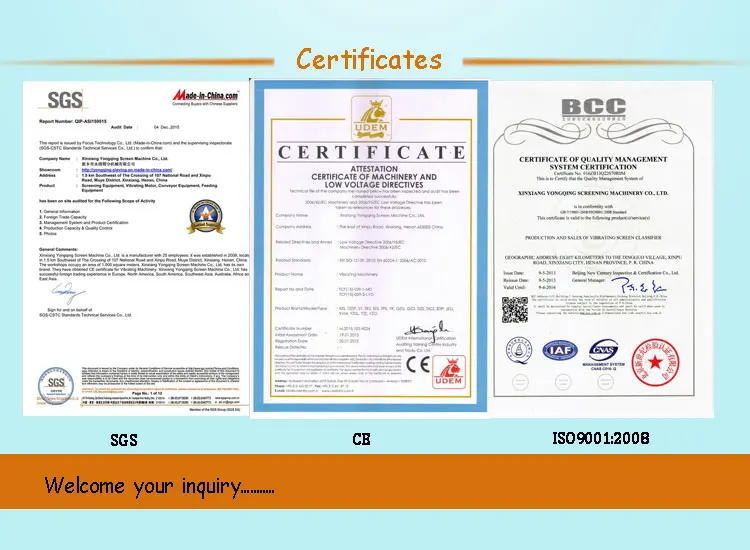 Silica sand vibrating washing drying screening machine