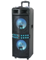 

Hot High Power Dual 10 inch Bluetooth Speaker Bass Karaoke System Custom Logo