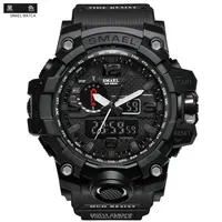 

Smael 1545 Men's Military Sport Watch Luxury LED Digital & Quartz Sport Watches