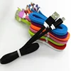 Micro USB noodle flat cable usb smart charging cable, mini usb cable