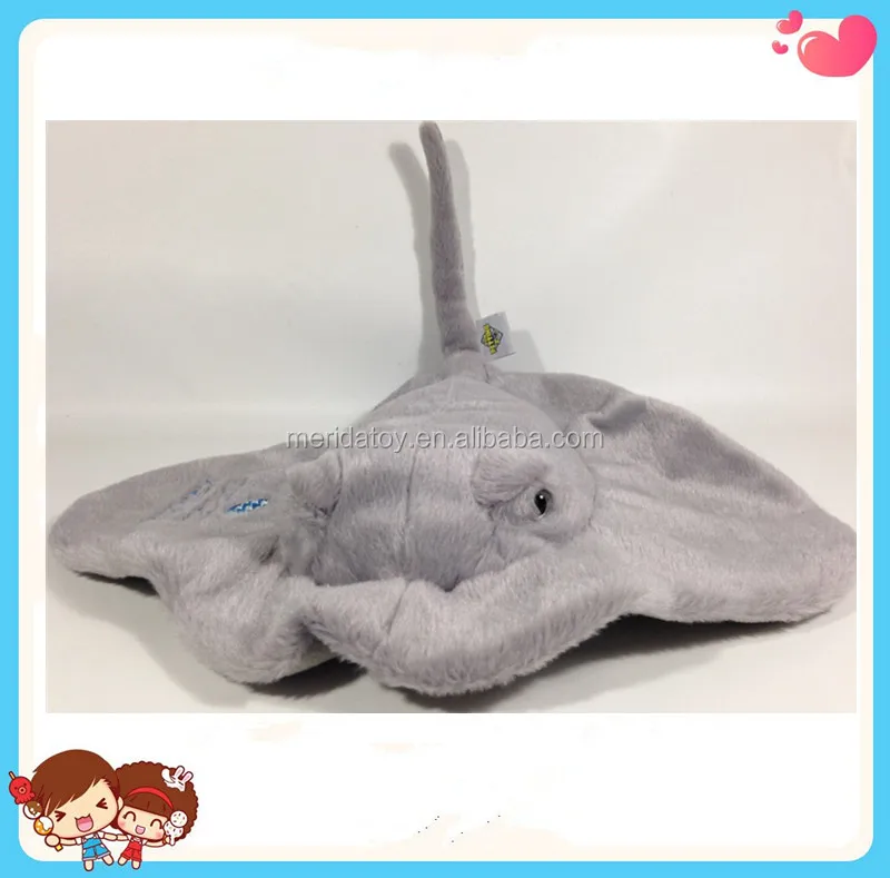 도매 시뮬레이션 동물 회색 가오리 큰 눈 로고 인쇄 해양 바다 동물 장난감 - Buy 회색 Stingary 장난감,플러시 장난감,바다  동물 플러시 장난감 Product On Alibaba.Com