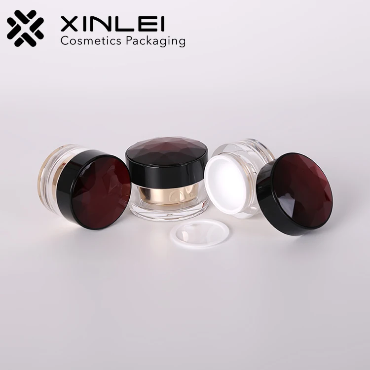 
Double wall PLASTIC jar cosmetic 15 gram 30 gram 50 gram 