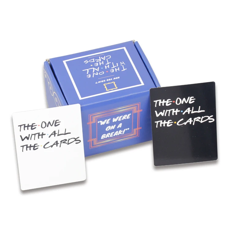 Gift Both Side Printed Custom Big Size Poker Playing Card Toddler Flashcards Customized Flash Cards