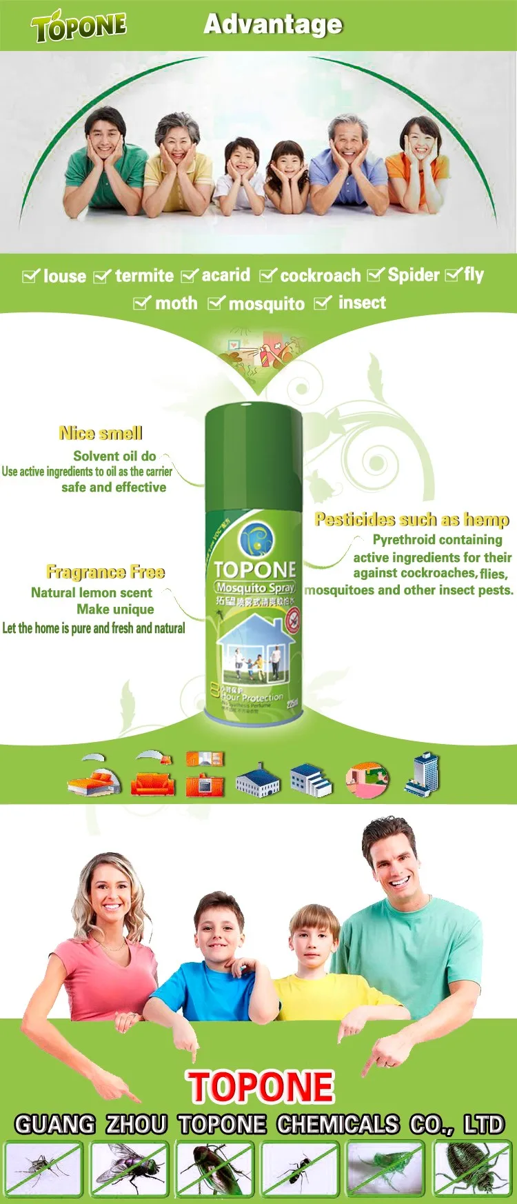 TOPONE mosquito repellent lotion use for baby mosquito spray in summer outdoor activity
