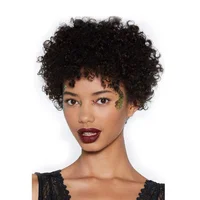 

Natural 4A 4B 4C Short Fashion Brazilian Virgin Afro Kinky Curly Human Hair Wig For Black Women