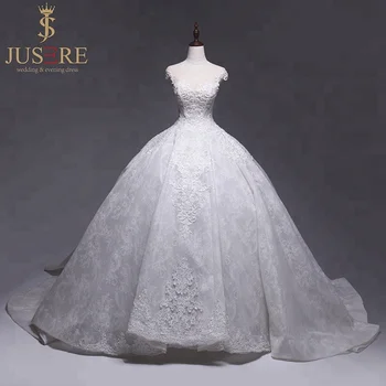 Luxury Ball Gown Full Beaded Handmade Work Floor Length Wedding