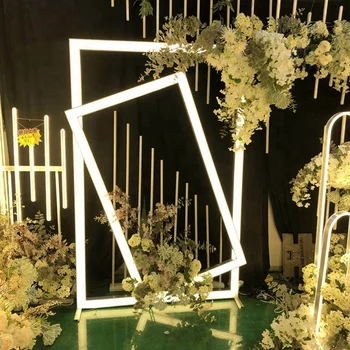 New Design Large Led Photo Frame Stage Decoration For Wedding Party ...