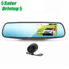 Saferdriving Vehicle blackbox cheap manual auto camera hd dvr with dual recording