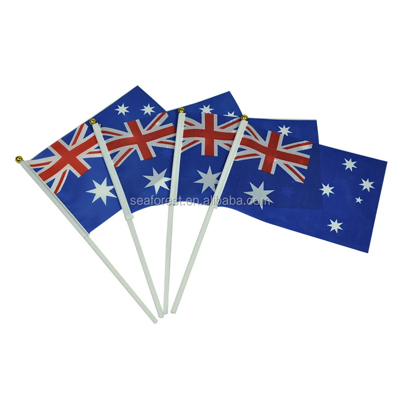 Bán buôn quốc gia Úc cờ tay, tùy chỉnh Úc cầm tay cờ, tay vẫy cờ cho World Cup