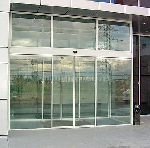Frameless Automatic Sliding Doors With Automatic Door Opener